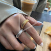 Spiral open index finger ring