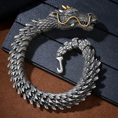 Dragon retro bracelet for men