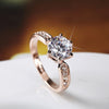 Elegant and luxurious wedding ring