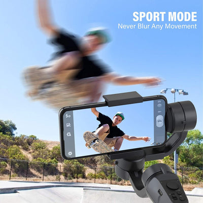 Handheld gimbal stabilizer mobile phone