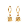 Retro Sun Earrings for Women