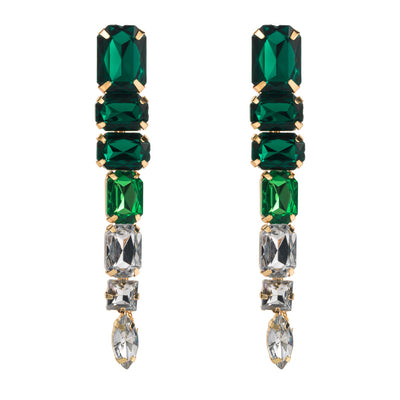 Long earrings with feminine temperament