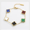 Four leaf clover bracelet for women