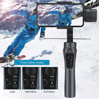 Handheld gimbal stabilizer mobile phone