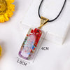 Rainbow Stone Orgone Pendant Necklace