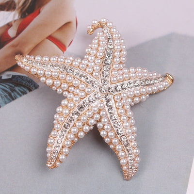 Five pointed star brooch