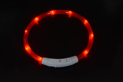 Neck ring LED luminous dog collar