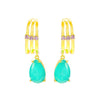 Retro palace style earrings and necklace set for women