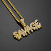 Necklace savage letter Pendant