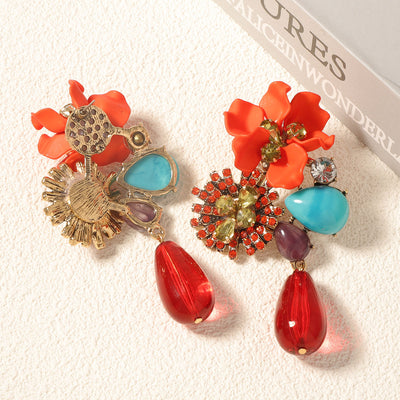 Autumn winter long earrings