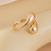 Fashionable photosensitive simple and adjustable ring