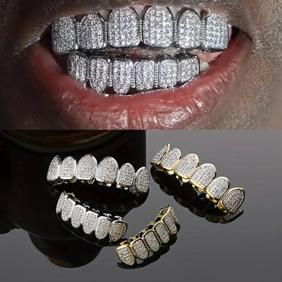 Hip hop braces teeth decoration