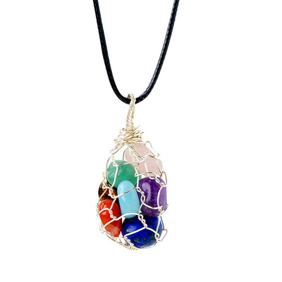 Natural Crystal Handmade Pendant Necklace