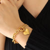 Cuban Chain Love Bracelet