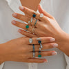 French retro luxury style ring set