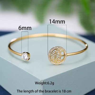 Tree Of Life Adjustable Wedding Bracelet