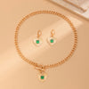 Luxury style pendant necklace set