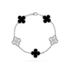 Four leaf clover bracelet for women