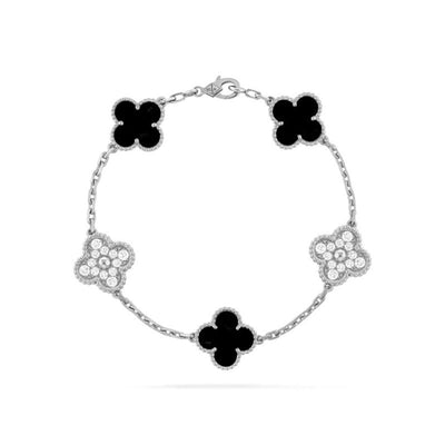 Four leaf clover bracelet for women