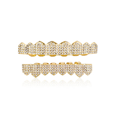 Full diamond hip hop tooth set