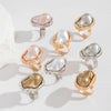 New Baroque pearl rings