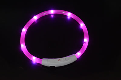 Neck ring LED luminous dog collar