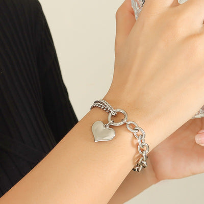 Cuban Chain Love Bracelet