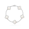 Four leaf clover bracelet for women