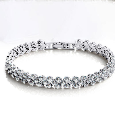 Crystal Fashion Bracelet With Diamond