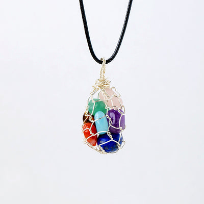 Natural Crystal Handmade Pendant Necklace