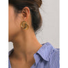 Spiral earrings for women