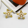 Vintage seaside vacation style starfish earrings