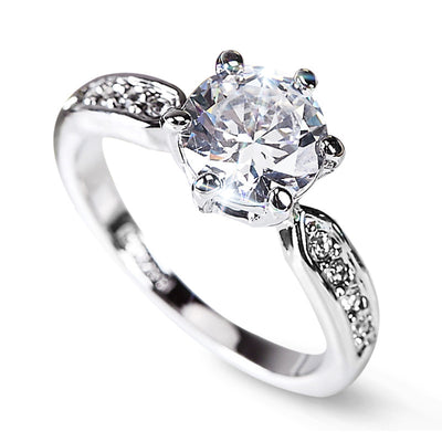 Elegant and luxurious wedding ring