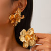 Floral earrings