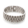 Diamond set hip hop bracelet for men