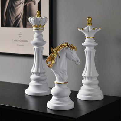 Chess resin ornaments wine cabinets