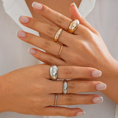 Fashion 3-piece opening ring set