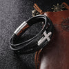 Handmade Cross Men's Bracelet