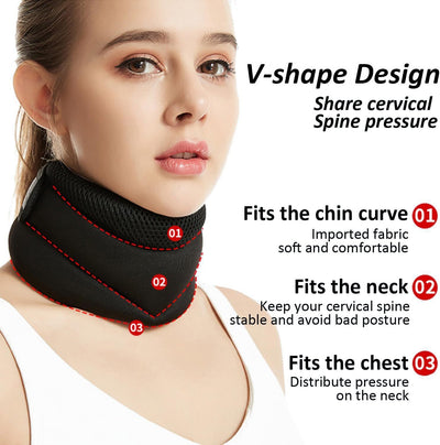 Three layer sponge neck support