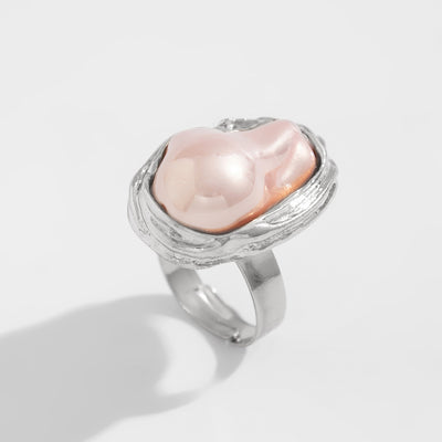 New Baroque pearl rings