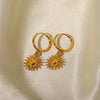 Retro Sun Earrings for Women