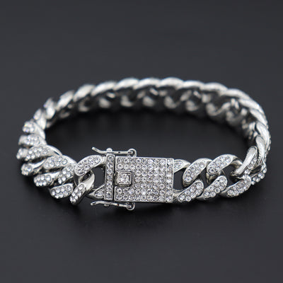 Cuban Chain Hiphop Rap Bracelet For Men