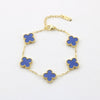 Four leaf clover bracelet for women