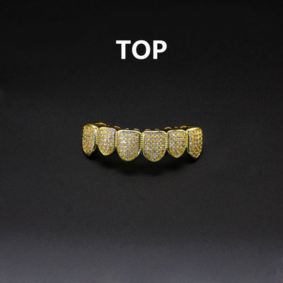 Hip hop braces teeth decoration