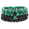 Malachite couple bracelet