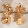 Fashionable Ginkgo leaf earrings ans rings