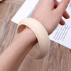 Unfinished Blank Wood Bangle Bracelets