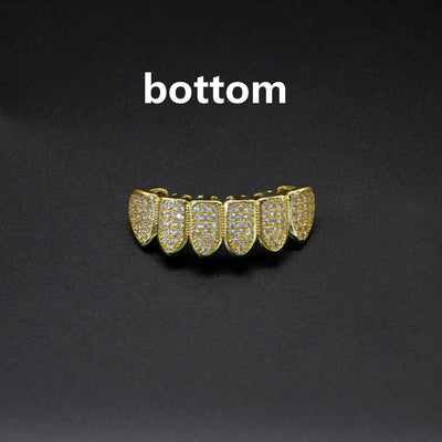 Hip hop braces teeth decoration