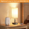 Desk lamp variable light A+C USB charging