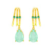 Retro palace style earrings and necklace set for women